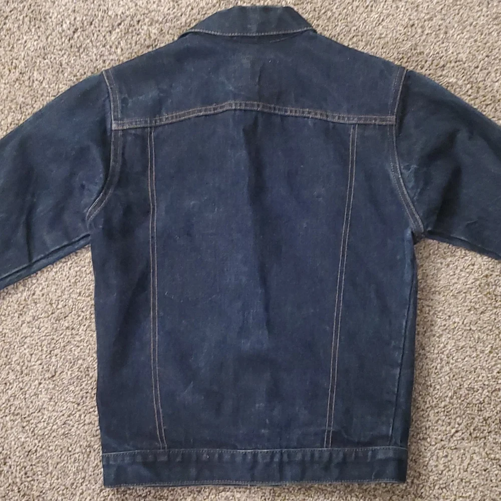 1970'S Orange Tag Vintage Levi's Jean Jacket Women's Small - Picture 5 of 8